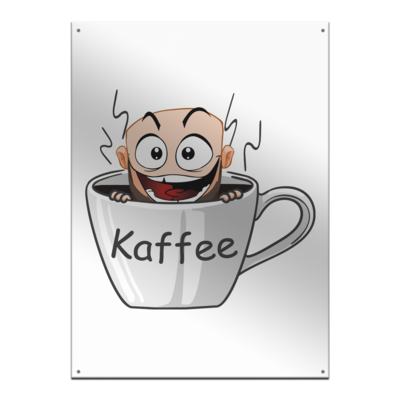 Motiv: Metallschild - Houzi_Coffee - bestimme auf Wunsch Details wie Produkt, Grösse, Farbe und Position selbst ! Motiv: Metallschild - Houzi_Coffee
