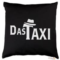 Motiv: Kissen Baumwolle - Das Taxi - bestimme auf Wunsch Details wie Produkt, Grösse, Farbe und Position selbst ! Motiv: Kissen Baumwolle - Das Taxi