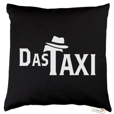 Motiv: Kissen Baumwolle - Das Taxi - bestimme auf Wunsch Details wie Produkt, Grösse, Farbe und Position selbst ! Motiv: Kissen Baumwolle - Das Taxi