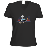 Motiv: T-Shirt Damen V-Neck Classic - Cop1055 - bestimme auf Wunsch Details wie Produkt, Grösse, Farbe und Position selbst ! Motiv: T-Shirt Damen V-Neck Classic - Cop1055