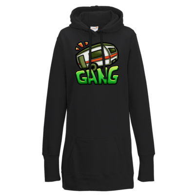 Motiv: Lady Longline Hoodie - Gang - bestimme auf Wunsch Details wie Produkt, Grösse, Farbe und Position selbst ! Motiv: Lady Longline Hoodie - Gang