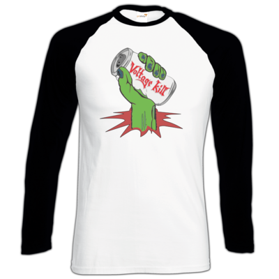 Motiv: Longsleeve Baseball T - Beer - bestimme auf Wunsch Details wie Produkt, Grösse, Farbe und Position selbst ! Motiv: Longsleeve Baseball T - Beer