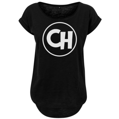 Motiv: Ladies Long Slub Tee - Cheetah White Logo - bestimme auf Wunsch Details wie Produkt, Grösse, Farbe und Position selbst ! Motiv: Ladies Long Slub Tee - Cheetah White Logo