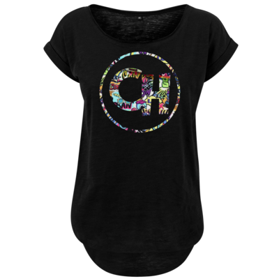 Motiv: Ladies Long Slub Tee - Cheetah Graffiti Logo - bestimme auf Wunsch Details wie Produkt, Grösse, Farbe und Position selbst ! Motiv: Ladies Long Slub Tee - Cheetah Graffiti Logo