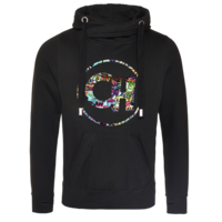 Motiv: Cross Neck Hoodie - Cheetah Graffiti Logo - bestimme auf Wunsch Details wie Produkt, Grösse, Farbe und Position selbst ! Motiv: Cross Neck Hoodie - Cheetah Graffiti Logo