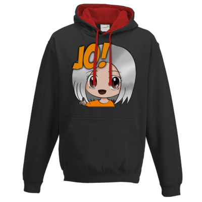 Motiv: Two-Tone Hoodie - JO - bestimme auf Wunsch Details wie Produkt, Grösse, Farbe und Position selbst ! Motiv: Two-Tone Hoodie - JO