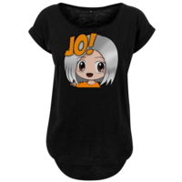 Motiv: Ladies Long Slub Tee - JO - bestimme auf Wunsch Details wie Produkt, Grösse, Farbe und Position selbst ! Motiv: Ladies Long Slub Tee - JO