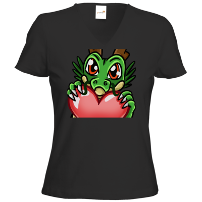 Motiv: T-Shirt Damen V-Neck Classic - bestimme auf Wunsch Details wie Produkt, Grösse, Farbe und Position selbst ! Motiv: T-Shirt Damen V-Neck Classic