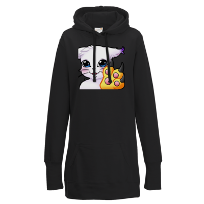 Motiv: Lady Longline Hoodie - bestimme auf Wunsch Details wie Produkt, Grösse, Farbe und Position selbst ! Motiv: Lady Longline Hoodie