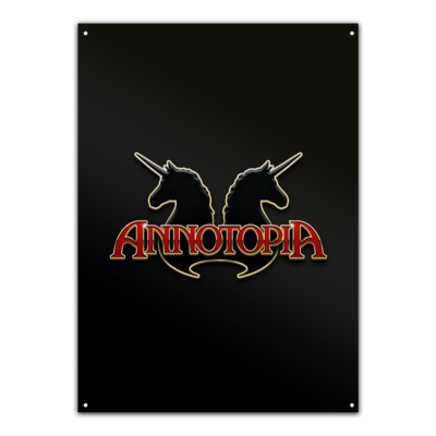Motiv: Metallschild - ANNOTOPIA - bestimme auf Wunsch Details wie Produkt, Grösse, Farbe und Position selbst ! Motiv: Metallschild - ANNOTOPIA