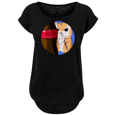 Motiv: Ladies Long Slub Tee - bestimme auf Wunsch Details wie Produkt, Grösse, Farbe und Position selbst ! Motiv: Ladies Long Slub Tee