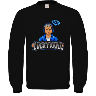 Motiv: Sweatshirt FAIR WEAR - Lucky LOL - bestimme auf Wunsch Details wie Produkt, Grösse, Farbe und Position selbst ! Motiv: Sweatshirt FAIR WEAR - Lucky LOL