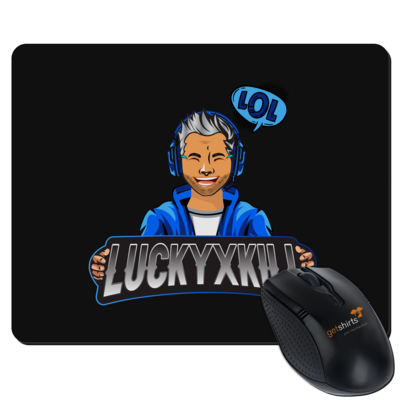 Motiv: Mousepad Textil - Lucky LOL - bestimme auf Wunsch Details wie Produkt, Grösse, Farbe und Position selbst ! Motiv: Mousepad Textil - Lucky LOL