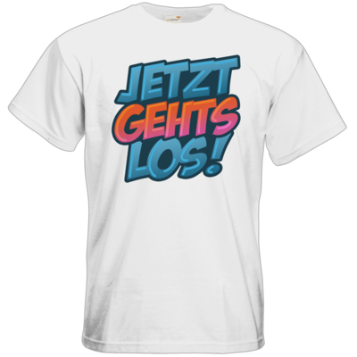 Motiv: T-Shirt Premium FAIR WEAR - Jetzt gehts los! - bestimme auf Wunsch Details wie Produkt, Grösse, Farbe und Position selbst ! Motiv: T-Shirt Premium FAIR WEAR - Jetzt gehts los!