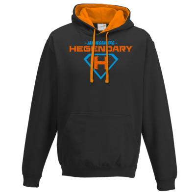 Motiv: Two-Tone Hoodie - Hegendary - bestimme auf Wunsch Details wie Produkt, Grösse, Farbe und Position selbst ! Motiv: Two-Tone Hoodie - Hegendary