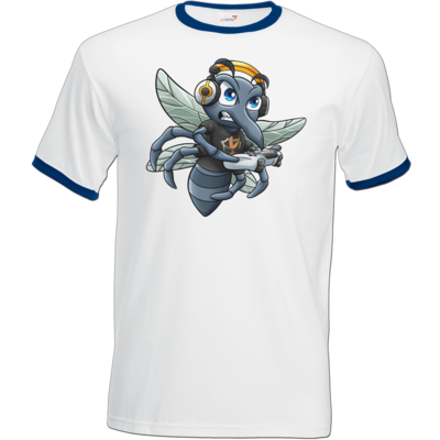 Motiv: T-Shirt Ringer - Moskito/Logo - bestimme auf Wunsch Details wie Produkt, Grösse, Farbe und Position selbst ! Motiv: T-Shirt Ringer - Moskito/Logo