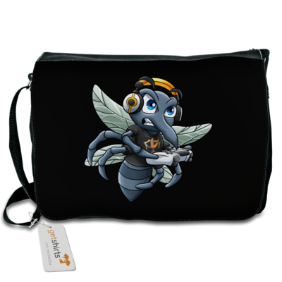 Motiv: Schultertasche - Moskito/Logo - bestimme auf Wunsch Details wie Produkt, Grösse, Farbe und Position selbst ! Motiv: Schultertasche - Moskito/Logo