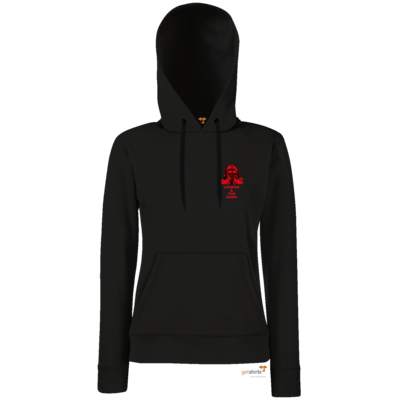 Motiv: Hoodie Damen Classic - rot - bestimme auf Wunsch Details wie Produkt, Grösse, Farbe und Position selbst ! Motiv: Hoodie Damen Classic - rot
