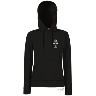 Motiv: Hoodie Damen Classic - weiß - bestimme auf Wunsch Details wie Produkt, Grösse, Farbe und Position selbst ! Motiv: Hoodie Damen Classic - weiß