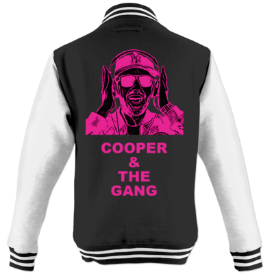 Motiv: College Jacke - pink - bestimme auf Wunsch Details wie Produkt, Grösse, Farbe und Position selbst ! Motiv: College Jacke - pink