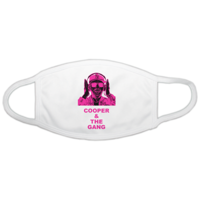 Motiv: Gesichtsmaske - pink 