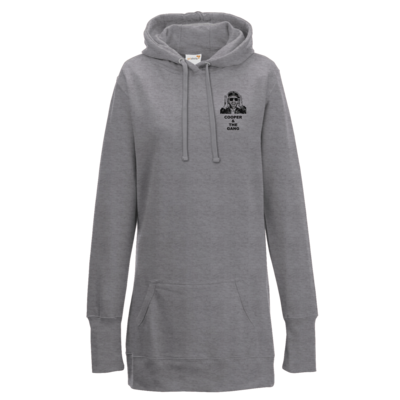 Motiv: Lady Longline Hoodie - schwarz - bestimme auf Wunsch Details wie Produkt, Grösse, Farbe und Position selbst ! Motiv: Lady Longline Hoodie - schwarz
