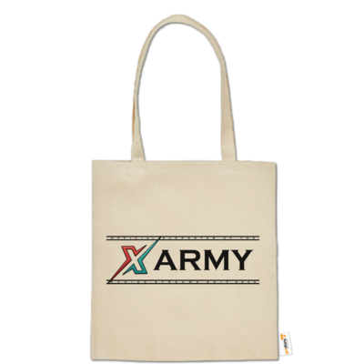 Motiv: Baumwolltasche - X ARMY - bestimme auf Wunsch Details wie Produkt, Grösse, Farbe und Position selbst ! Motiv: Baumwolltasche - X ARMY