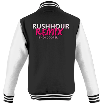 Motiv: College Jacke - RHR pink - bestimme auf Wunsch Details wie Produkt, Grösse, Farbe und Position selbst ! Motiv: College Jacke - RHR pink