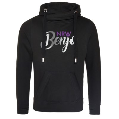 Motiv: Cross Neck Hoodie - Das Logo - bestimme auf Wunsch Details wie Produkt, Grösse, Farbe und Position selbst ! Motiv: Cross Neck Hoodie - Das Logo