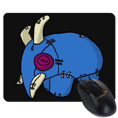 Motiv: Mousepad Textil - Elekk Pluschie - bestimme auf Wunsch Details wie Produkt, Grösse, Farbe und Position selbst ! Motiv: Mousepad Textil - Elekk Pluschie