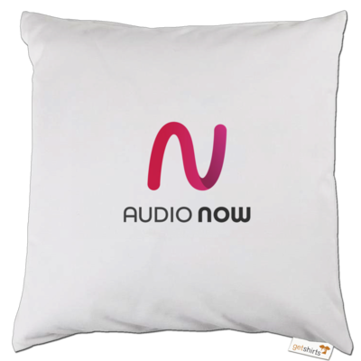 Motiv: Kissen - Logo_Audio Now - bestimme auf Wunsch Details wie Produkt, Grösse, Farbe und Position selbst ! Motiv: Kissen - Logo_Audio Now