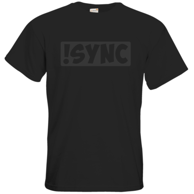 Motiv: T-Shirt Premium FAIR WEAR - !sync grey - bestimme auf Wunsch Details wie Produkt, Grösse, Farbe und Position selbst ! Motiv: T-Shirt Premium FAIR WEAR - !sync grey