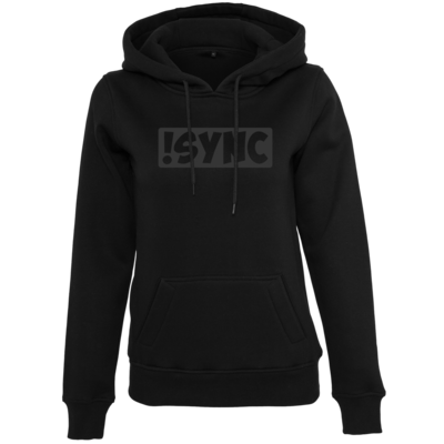 Motiv: Womens Heavy Hoody - !sync grey - bestimme auf Wunsch Details wie Produkt, Grösse, Farbe und Position selbst ! Motiv: Womens Heavy Hoody - !sync grey