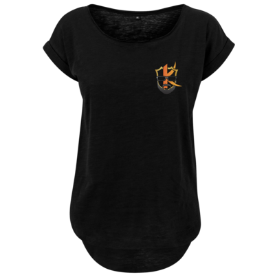 Motiv: Ladies Long Slub Tee - Kiquad Logo - bestimme auf Wunsch Details wie Produkt, Grösse, Farbe und Position selbst ! Motiv: Ladies Long Slub Tee - Kiquad Logo