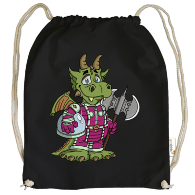 Motiv: Cotton Gymsac - Space-Dragon - bestimme auf Wunsch Details wie Produkt, Grösse, Farbe und Position selbst ! Motiv: Cotton Gymsac - Space-Dragon