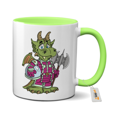 Motiv: Tasse farbig - Drache Tassen und Becher