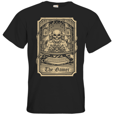 Motiv: T-Shirt Premium FAIR WEAR - GamerTarot - bestimme auf Wunsch Details wie Produkt, Grösse, Farbe und Position selbst ! Motiv: T-Shirt Premium FAIR WEAR - GamerTarot