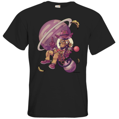 Motiv: T-Shirt Premium FAIR WEAR - Space Monkey - bestimme auf Wunsch Details wie Produkt, Grösse, Farbe und Position selbst ! Motiv: T-Shirt Premium FAIR WEAR - Space Monkey