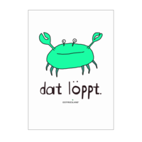 Motiv: Poster A1 - dat löppt. gruen - bestimme auf Wunsch Details wie Produkt, Grösse, Farbe und Position selbst ! Motiv: Poster A1 - dat löppt. gruen