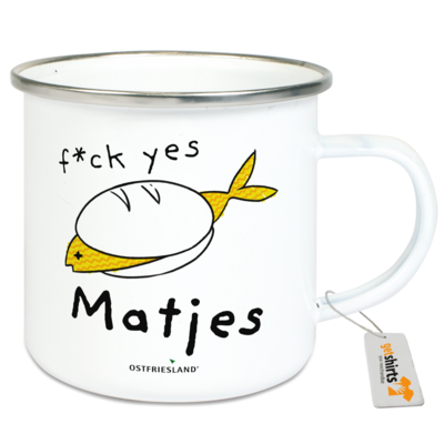 Motiv: Emaille-Tasse - f*ck yes Matjes