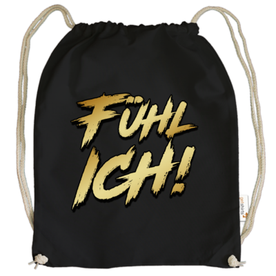 Motiv: Cotton Gymsac - Fühl Ich! - bestimme auf Wunsch Details wie Produkt, Grösse, Farbe und Position selbst ! Motiv: Cotton Gymsac - Fühl Ich!