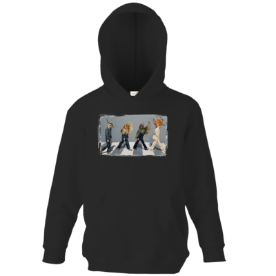 Motiv: Kids Hooded Sweat - Abbey Road - bestimme auf Wunsch Details wie Produkt, Grösse, Farbe und Position selbst ! Motiv: Kids Hooded Sweat - Abbey Road