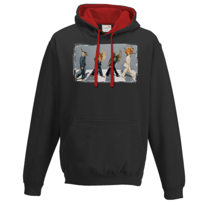 Motiv: Two-Tone Hoodie - Abbey Road - bestimme auf Wunsch Details wie Produkt, Grösse, Farbe und Position selbst ! Motiv: Two-Tone Hoodie - Abbey Road