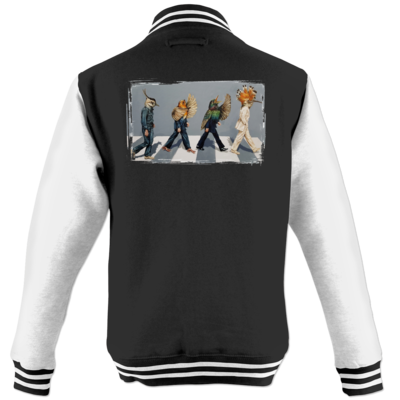 Motiv: College Jacke - Abbey Road - bestimme auf Wunsch Details wie Produkt, Grösse, Farbe und Position selbst ! Motiv: College Jacke - Abbey Road
