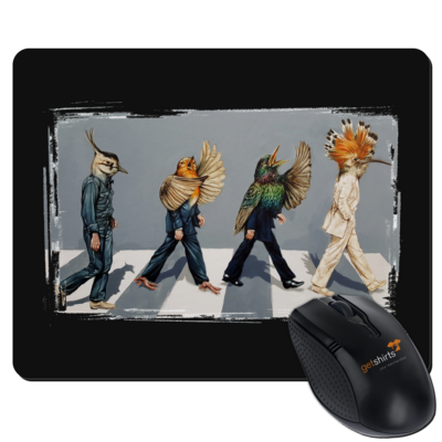 Motiv: Mousepad Textil - Abbey Road - bestimme auf Wunsch Details wie Produkt, Grösse, Farbe und Position selbst ! Motiv: Mousepad Textil - Abbey Road