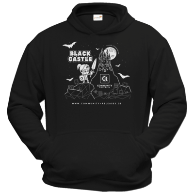 Motiv: Hoodie Classic - Black Castle - bestimme auf Wunsch Details wie Produkt, Grösse, Farbe und Position selbst ! Motiv: Hoodie Classic - Black Castle