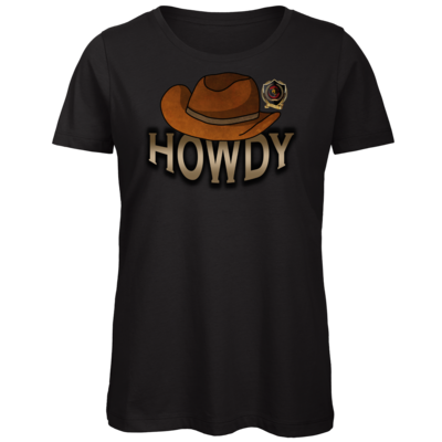 Motiv: Organic Lady T-Shirt - Howdy-Hut - bestimme auf Wunsch Details wie Produkt, Grösse, Farbe und Position selbst ! Motiv: Organic Lady T-Shirt - Howdy-Hut