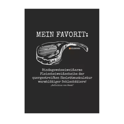 Motiv: Poster A1 - Definition Steak - bestimme auf Wunsch Details wie Produkt, Grösse, Farbe und Position selbst ! Motiv: Poster A1 - Definition Steak