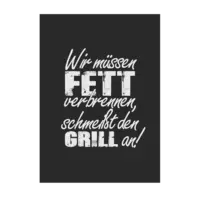 Motiv: Poster A1 - SizzleBrothers - Grillen - Fett verbrennen - bestimme auf Wunsch Details wie Produkt, Grösse, Farbe und Position selbst ! Motiv: Poster A1 - SizzleBrothers - Grillen - Fett verbrennen