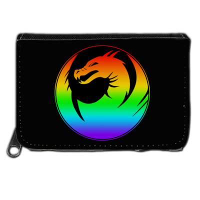 Motiv: Geldboerse - Drabu Rainbow Logo - bestimme auf Wunsch Details wie Produkt, Grösse, Farbe und Position selbst ! Motiv: Geldboerse - Drabu Rainbow Logo